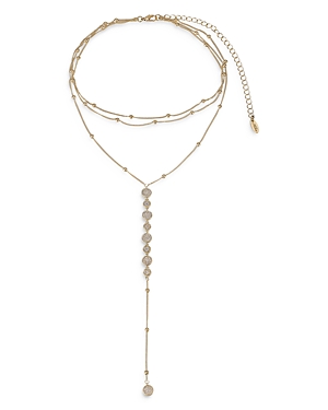 Ettika Bali Dreams Crystal Lariat Necklace, 15 + 5 extender