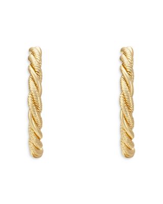 Spun Strands Hoop Earrings