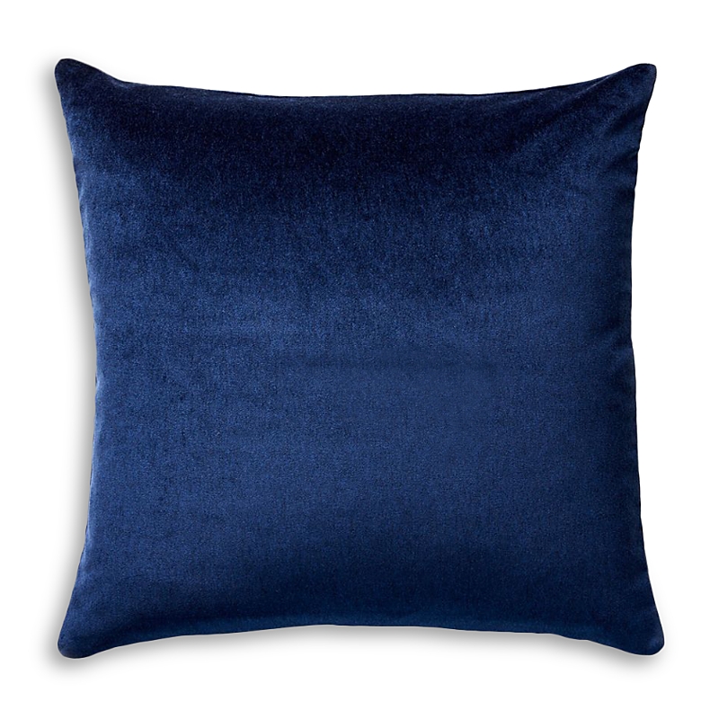 Scalamandre Bay Velvet Outdoor Pillow In Navy