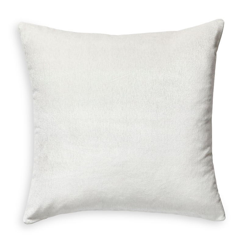 Scalamandre Bay Velvet Outdoor Pillow In Oyster