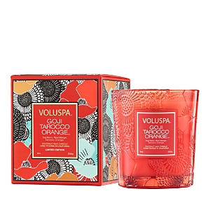 Shop Voluspa Xxv Goji Tarocco Orange Classic Candle, 9 Oz. - Limited Edition In Red