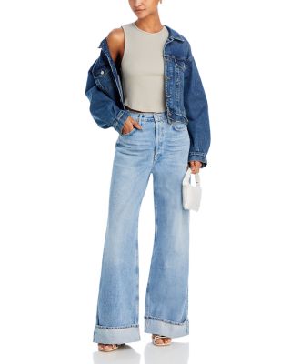 デニム・ジーパン AGOLDE Women Denim Pants A91581206 SWIN BLUE Agolde Jeans: Size 25 US