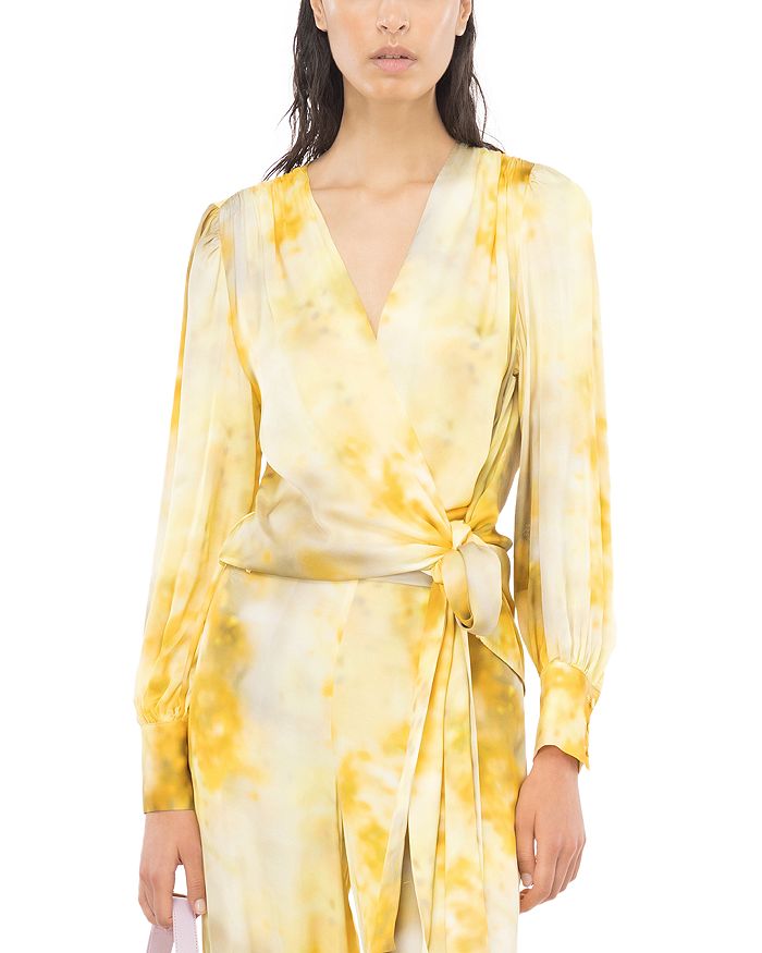 Blusa in outlet raso