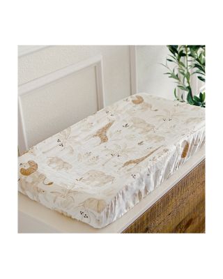 Kendi Quilted Change Pad Cover - Safari