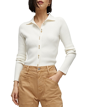 Shop Veronica Beard Aviva Cashmere Cardigan Sweater In Off White