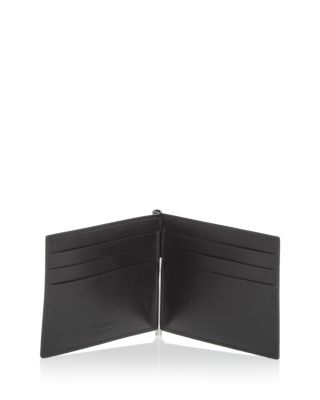 Men's Leather Money Clip Bifold Wallet