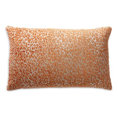 Leopard Lumbar Decorative Pillow, 22" x 14"