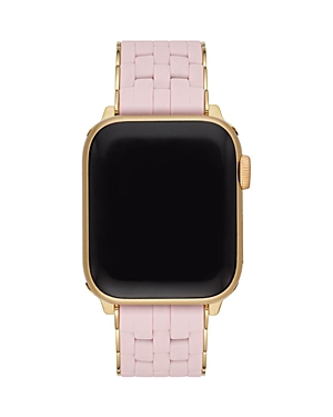 Shop Michele Peony Pearlized Silicone Band For Apple Watch, 38/40/41mm And 42/44/45/49mm In Pink