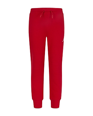 Shop Jordan Boys' Essentials Fleece Pants - Big Kid In Gym Red