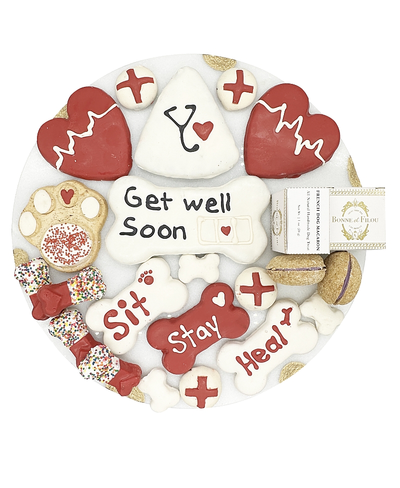 Bonne et Filou Get Well Soon Themed Dog Treats Gift Box Bonne et Filou Get Well Soon Themed Dog Treats Gift Box