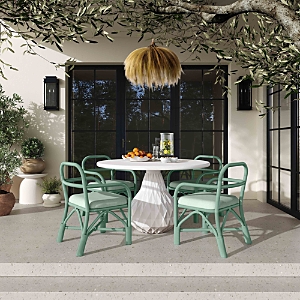 Tov Furniture Tov Ginny Rattan Dining Chair In Green