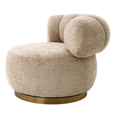 Phedra Fabric Swivel Chair
