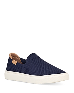 Shop Ugg Women's Alameda Sammy Knit Slip On Sneakers In Navy