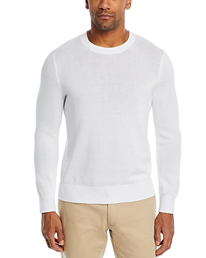The Men's Store At Bloomingdale's Cotton Crewneck Jumper - 100% Exclusive In White
