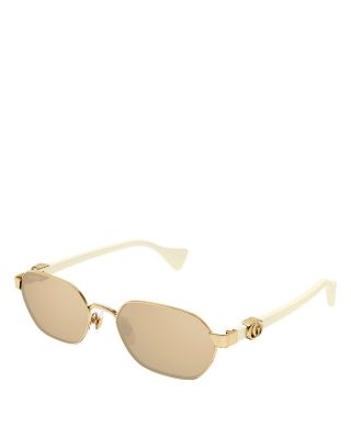 Gucci - Mini Running Oval Sunglasses, 56mm