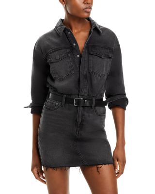 Pistola Nina Denim Mini Shirt Dress | Bloomingdale's Women