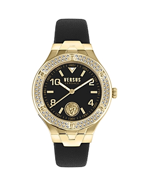 Shop Versus Vittoria Crystal Watch, 38mm In Black
