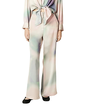 Ba&sh High Rise Flare Pants In Lilac