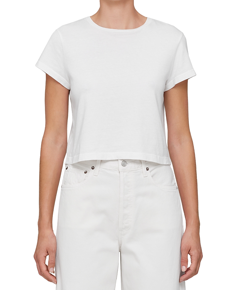 Agolde Adine Cotton Shrunken Tee