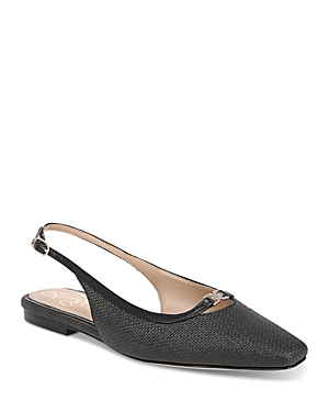 Sam Edelman Women's Cleo Pointed Toe Slingback Flats In Black