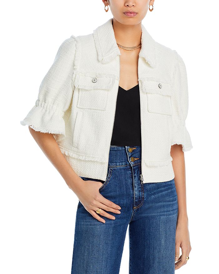 Cinq à Sept Boucle Holly Short Sleeve Jacket | Bloomingdale's