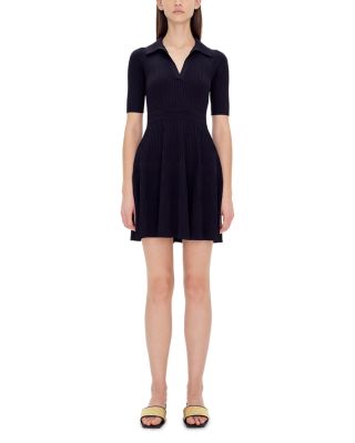 ◆SIMKHAI◆Patricia Polo Ribbed Mini Dress◆ SIMKHAI Patricia Rib Knit Polo Mini Dress | Bloomingdale's