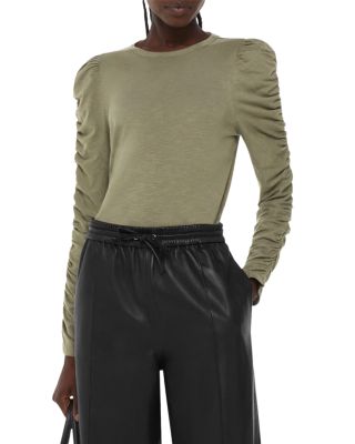 Whistles - Ruched Sleeve Top