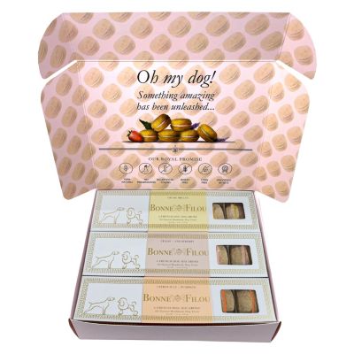 Combo Gift Pack of Dog Macarons, 18 Count