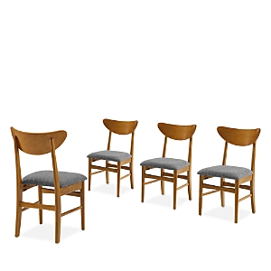 Crosley Landon Wood Dining Chair, Set Of 4 In Brown