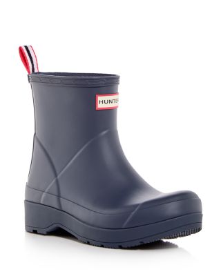 Hunter Play Short Rain Boot In Blue