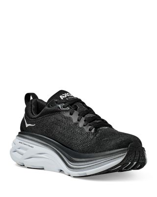 Women's Bondi 8 Lace Up Sneakers in Black/White