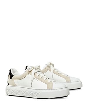 Tory Burch Ladybug Panelled Trainers In Titanium