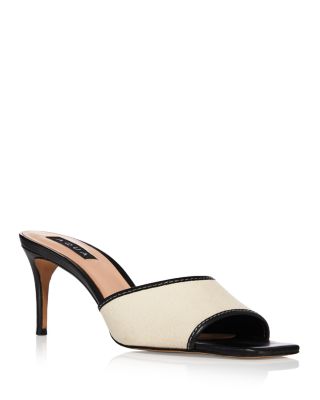 AQUA - Women's Slip On High Heel Sandals - Exclusive