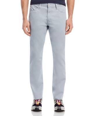 Everett Straight Fit Twill Pants in White Sand