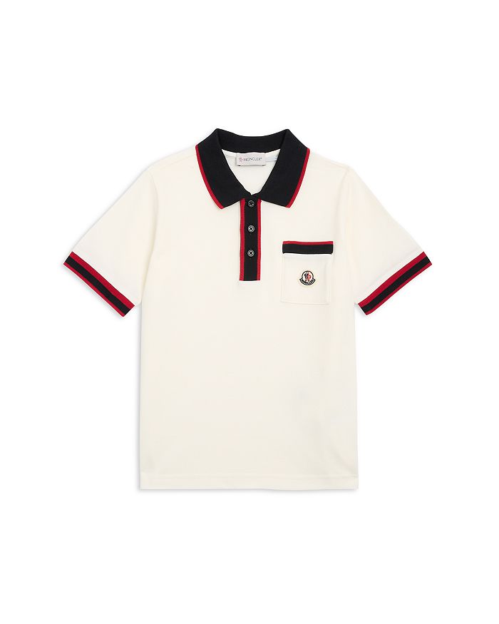Moncler Boys' Piqué Polo Shirt - Big Kid | Bloomingdale's