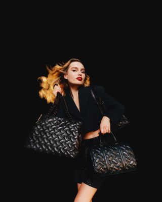 Kensington Large Quilted Leather Tote 