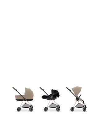 MIOS 3 Compact Lightweight Stroller in Rose Gold