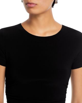 Short Sleeve Ruched Dress