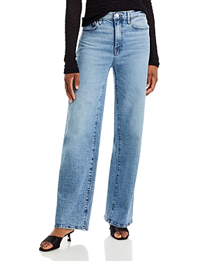 Frame Le Jane High Rise Wide Leg Jeans in Lomina