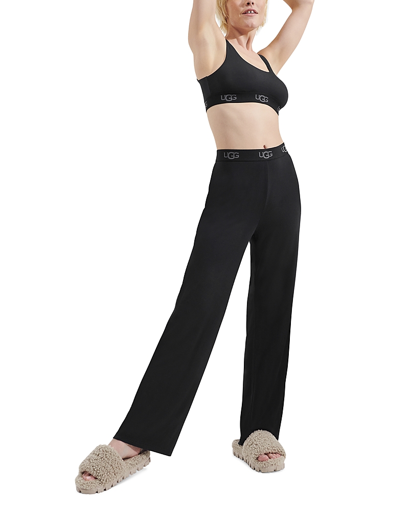 Ugg Britta High Rise Wide Leg Pants In Black