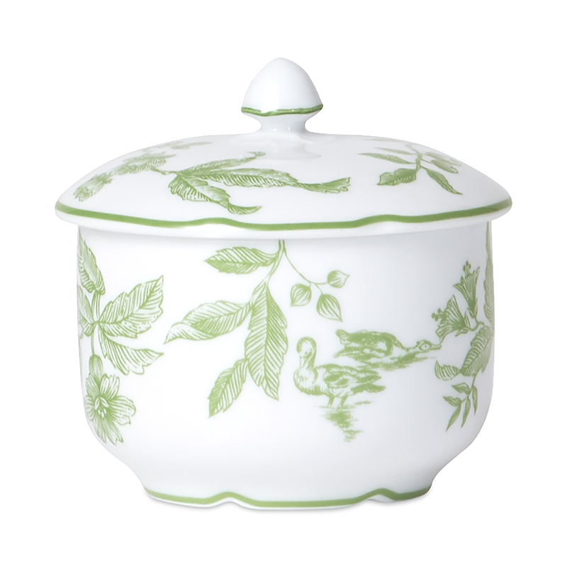 Bernardaud Albertine Lidded Sugar Pot In Multi