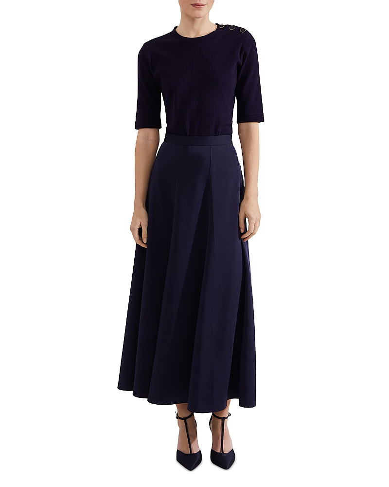 Hobbs London Charteris Skirt In Midnight Navy