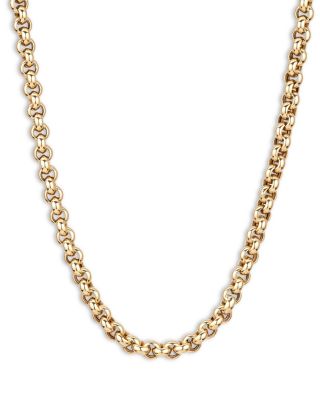 Adina Reyter - 14K Yellow Gold Chunky Rolo Link Chain Necklace, 18"