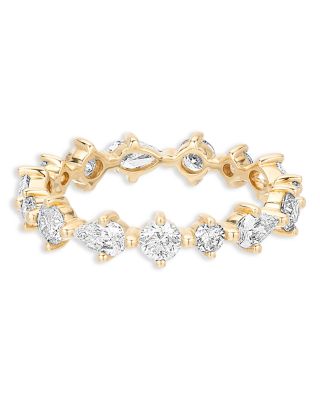Adina Reyter 14K Yellow Gold Diamond Pear & Round Eternity Band