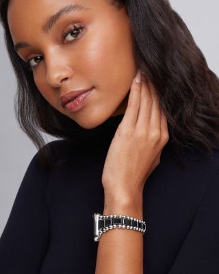 Smart Caviar Black Ceramic Apple™ Watch Bracelet, 42-44mm