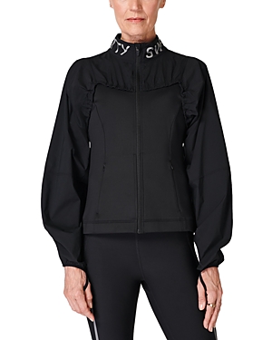Shop Sweaty Betty Therma Boost Kinetic Run Jacket In Black