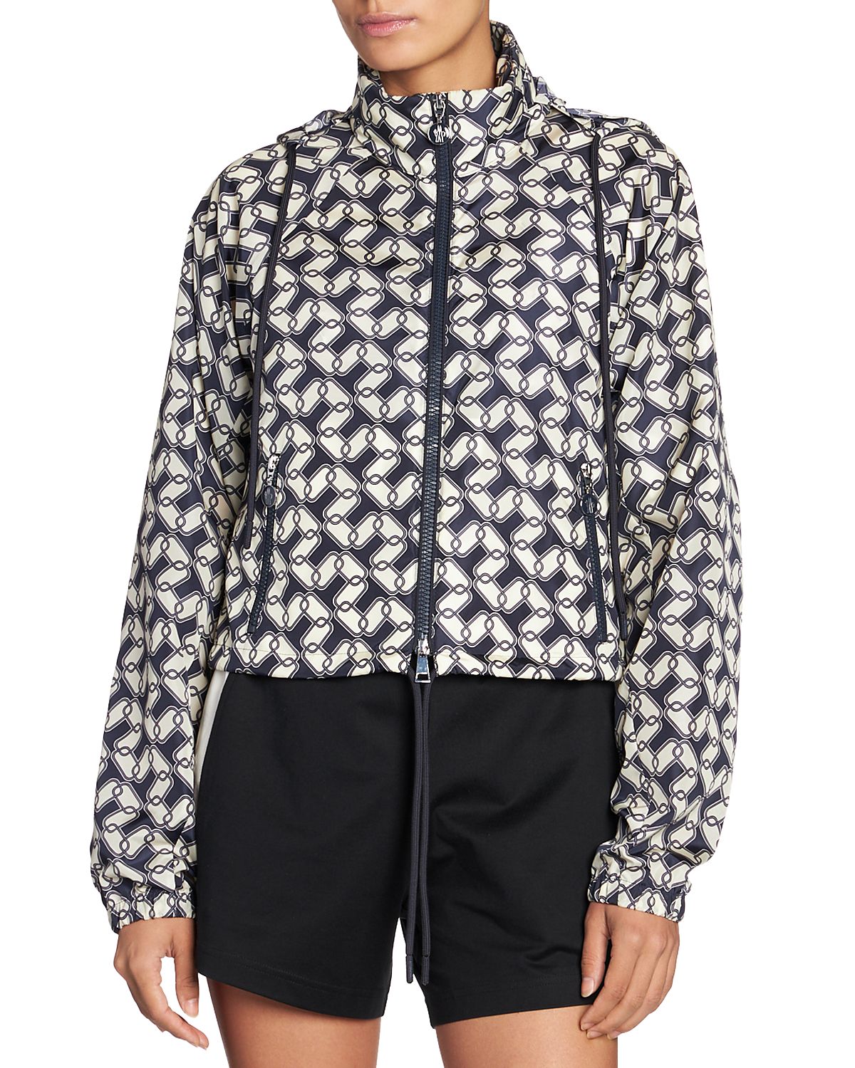 Moncler Marpessa Hooded Printed Jacket