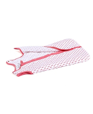 Malabar Baby Unisex Small Winterweight Handmade Wearable Blanket - Baby In Pink City (pink & White)
