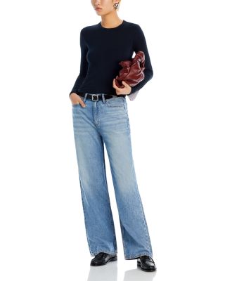 Logan Featherweight High Rise Wide Leg Jeans in Audrey