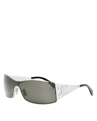 CELINE - Maxi Metal Triomphe Mask Sunglasses, 165 mm